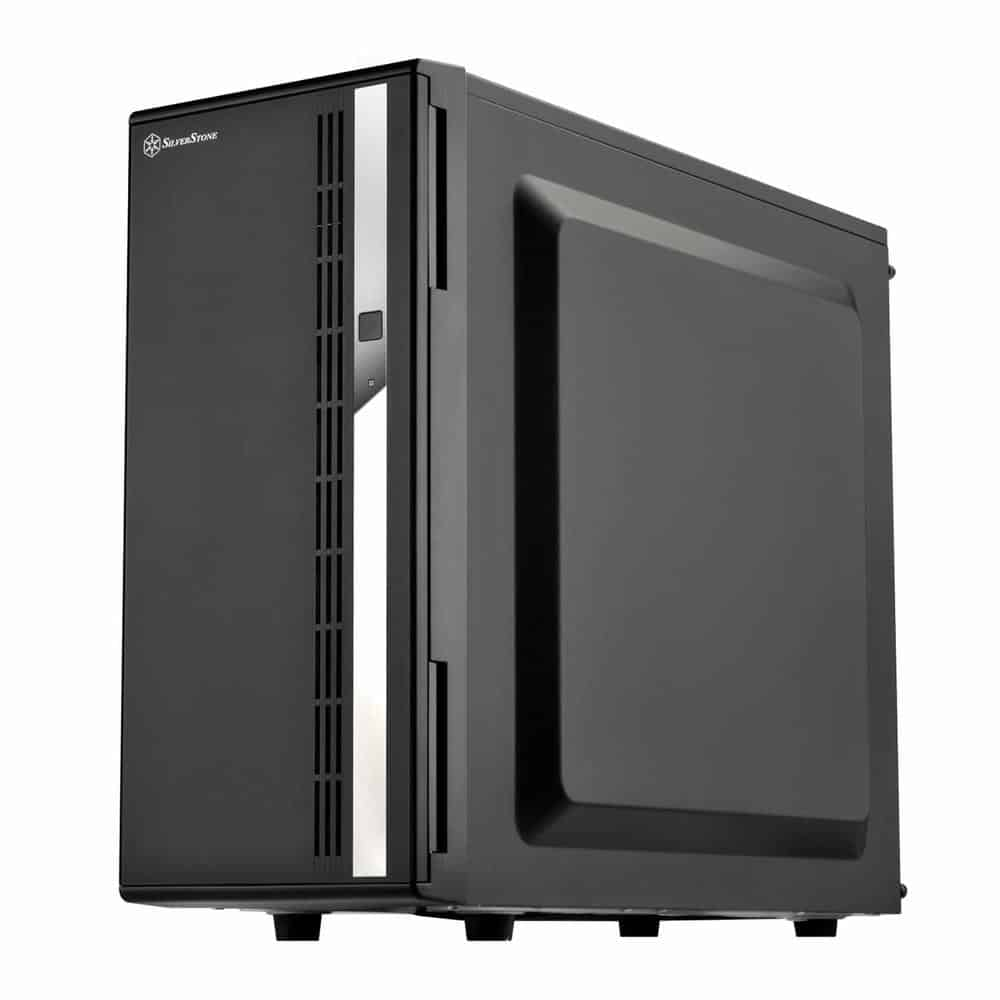 SilverStone CS380 V2 Mid Tower Case with 8x 2.5"/3.5" Hot-Swap SSD/HDD Bays - ATX Black